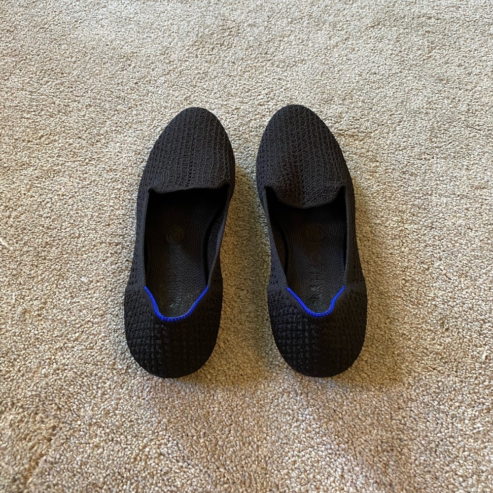 Rothy’s Loafer - Black Honeycomb -Size 9